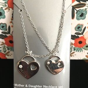 Stainless steel mother & daughter Neklace set